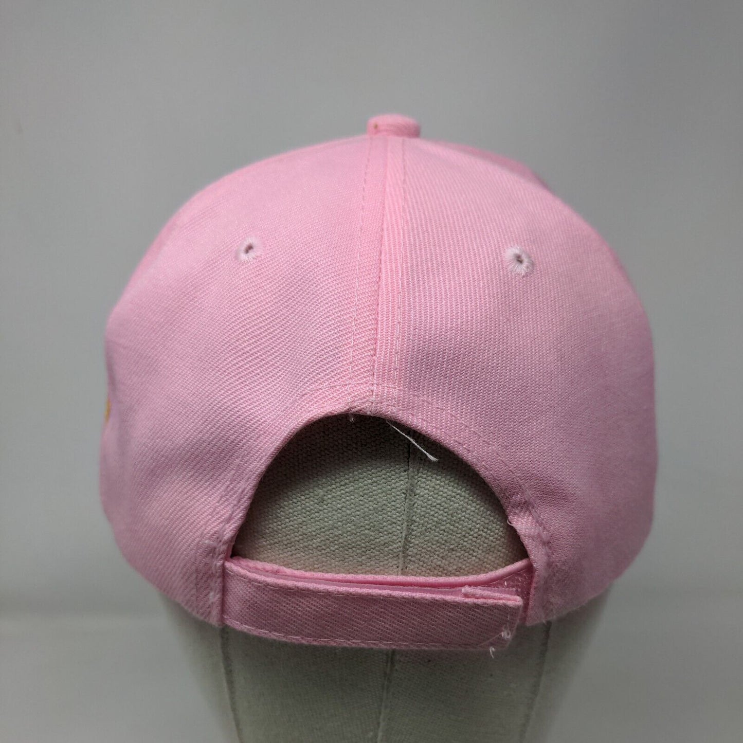 RAM Dennis Dillon Strapback Hat Pink One Size Adjustable Embroidered