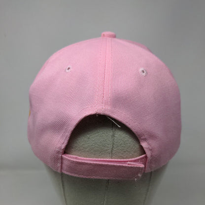 RAM Dennis Dillon Strapback Hat Pink One Size Adjustable Embroidered