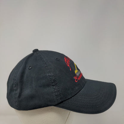 Hill & Son Excavating Strapback Hat Black One Size Port & Company