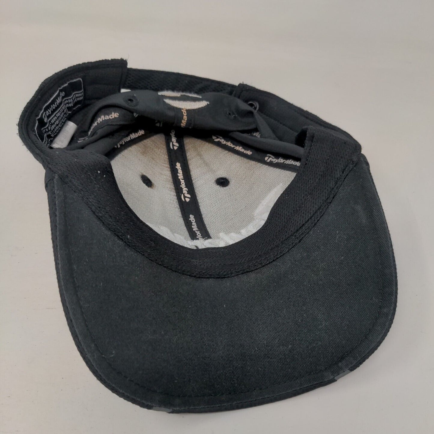 TaylorMade R11S Strapback Hat Black OSFA Adjustable Embroidered