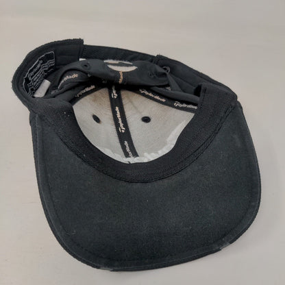 TaylorMade R11S Strapback Hat Black OSFA Adjustable Embroidered