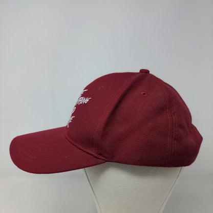 Face Everything & Rise Men's Snapback Hat Red Adjustable Embroidered Logo