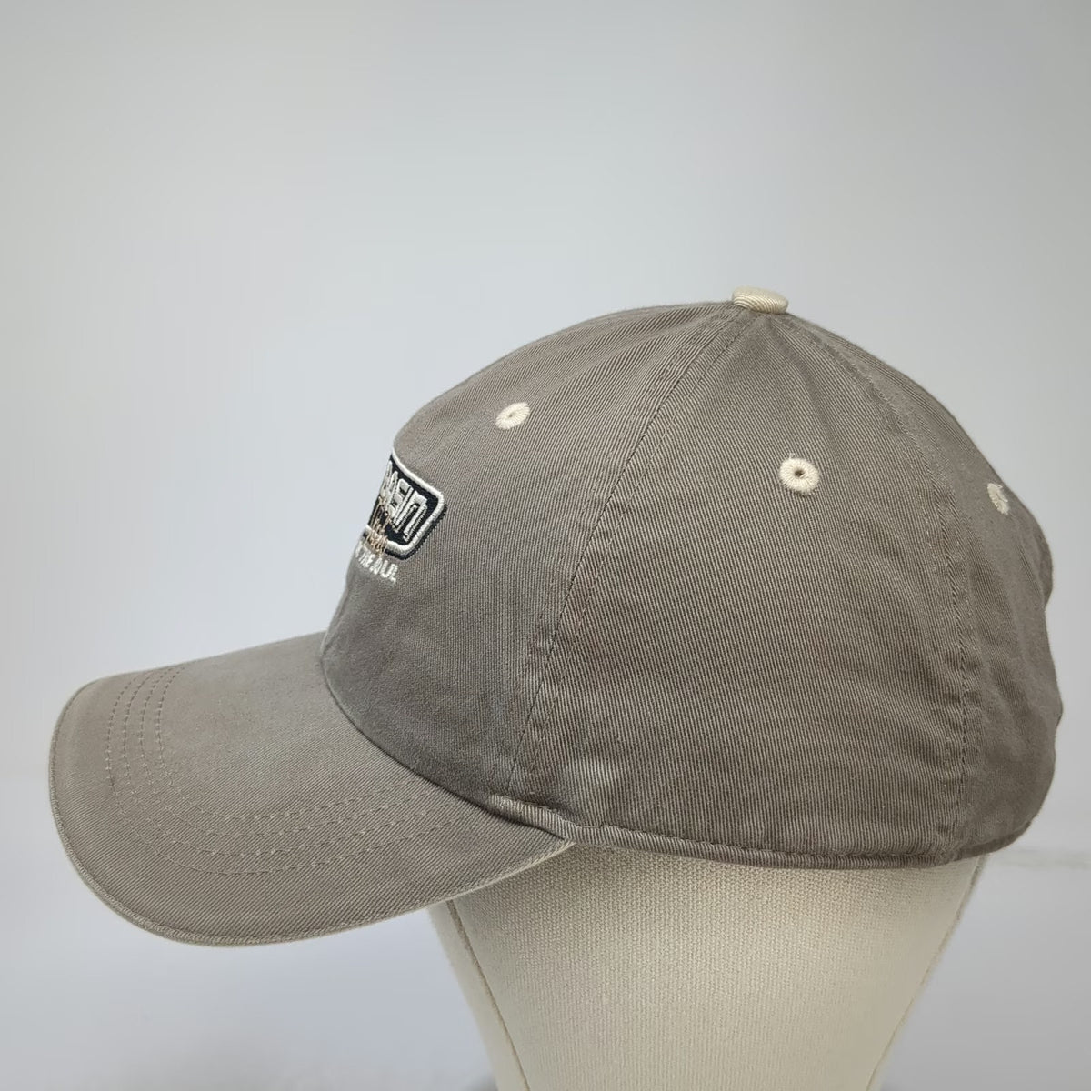 Ahead Baseball Cap Brown OSFM Bogus Basin Boise Idaho Skiing Fuel For Soul Hat