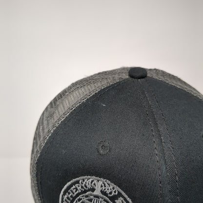 Mother Earth Brew Co. Snapback Trucker Hat Black One Size Mesh Back