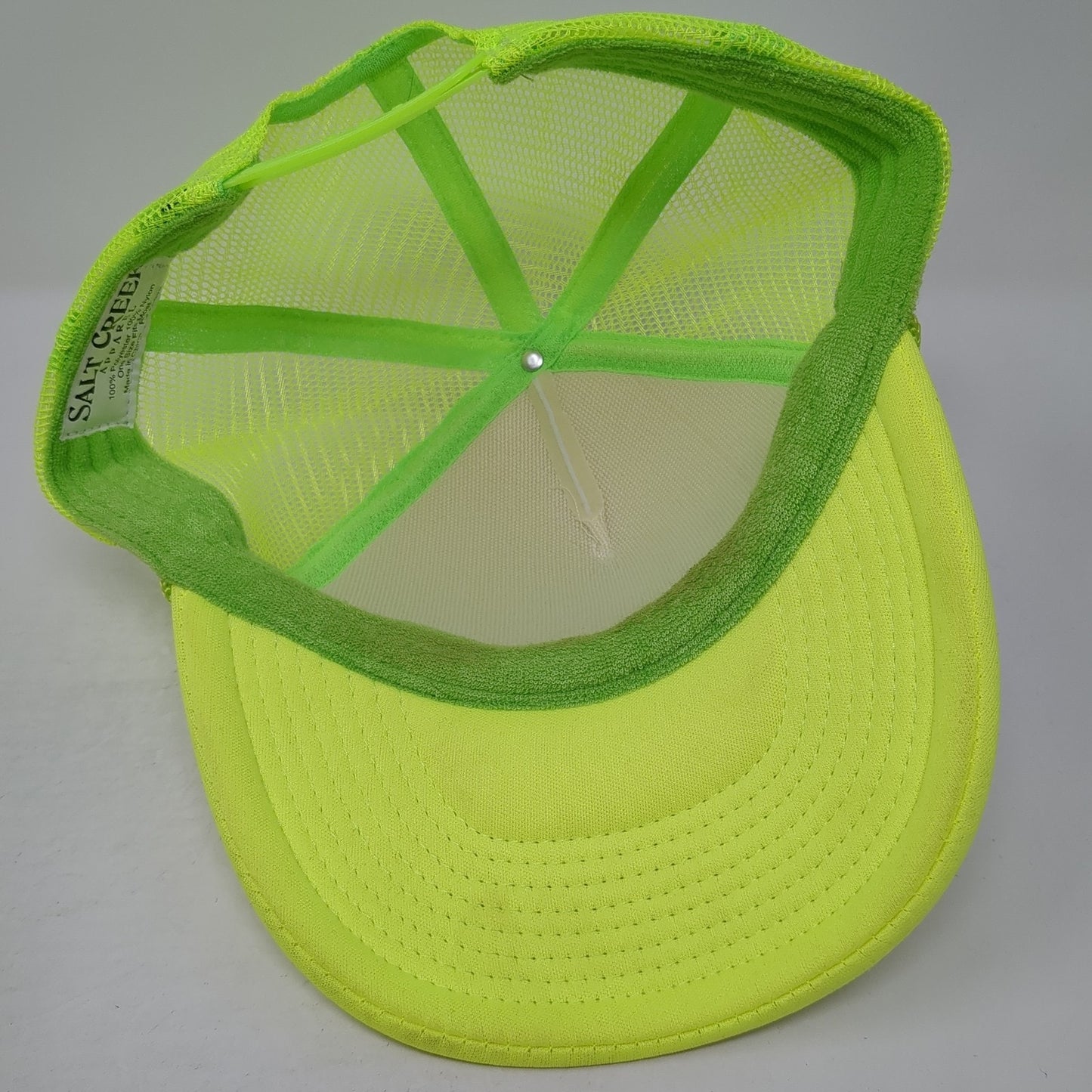 Adult-ish Snapback Mesh Back Trucker Hat Green One Size Salt Creek