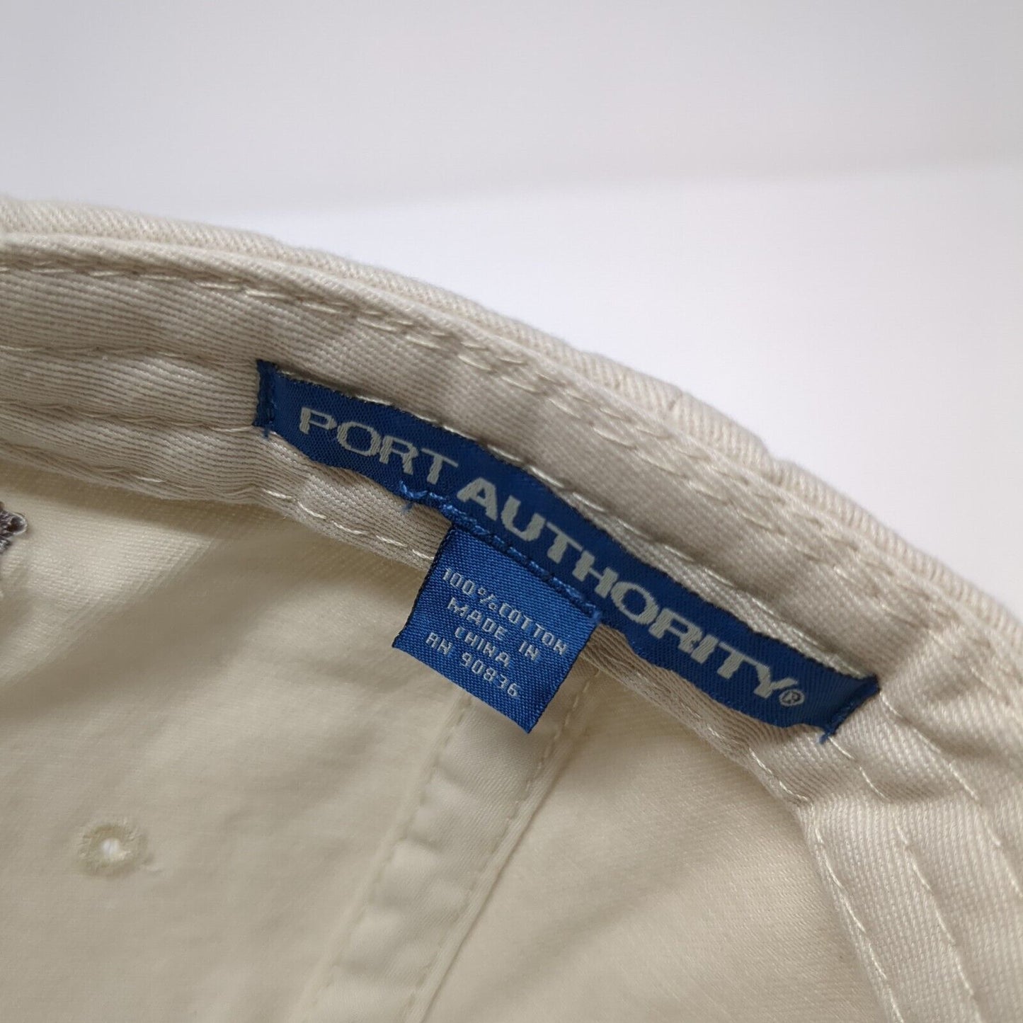 Wyoming Untrapped Strapback Hat Tan One Size Adjustable Port Authority