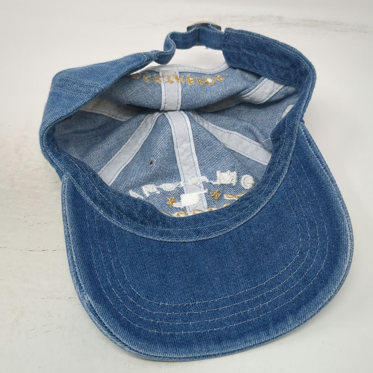 OTTO Baseball Cap Blue One Size Denim Oklahoma Legends Tulsa Route 66 BOK Center