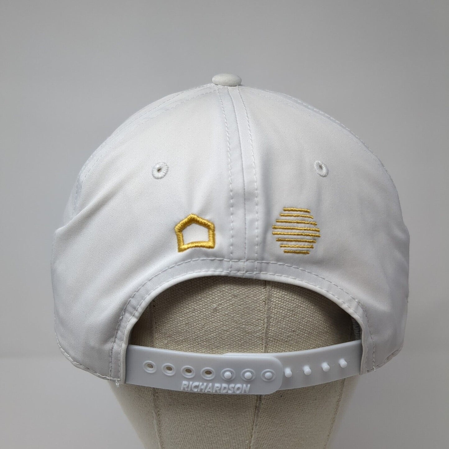 The Hive Snapback Hat White One Size Adjustable Embroidered Richardson