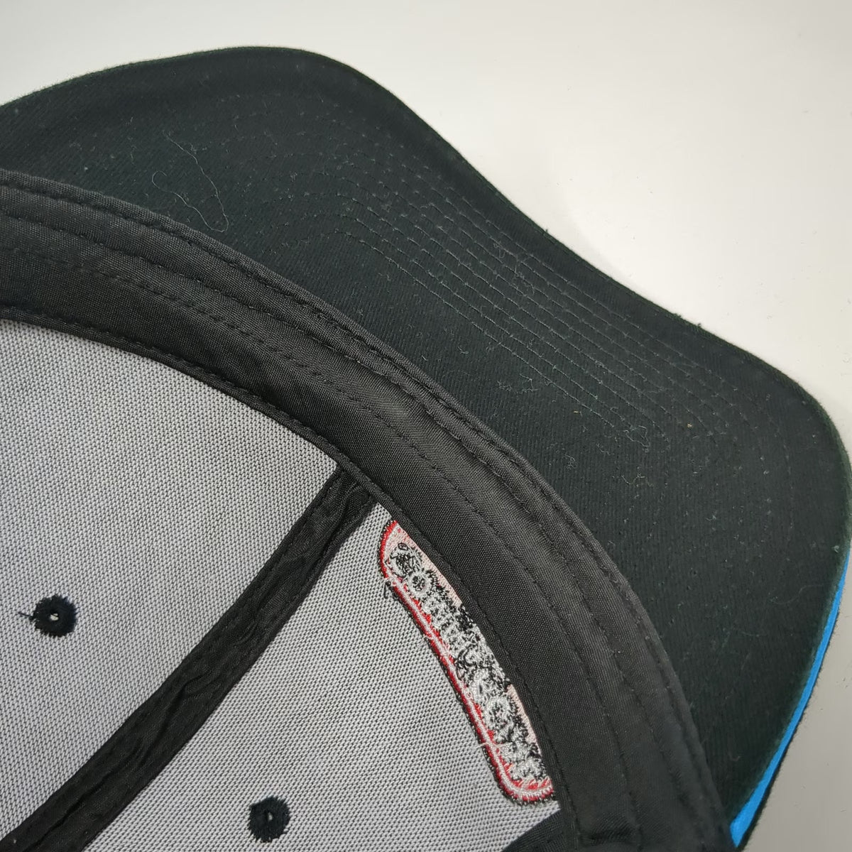 Commercial Tire Trucker Hat Black One Size Cooper Tires Mesh Snapback Blue Trim