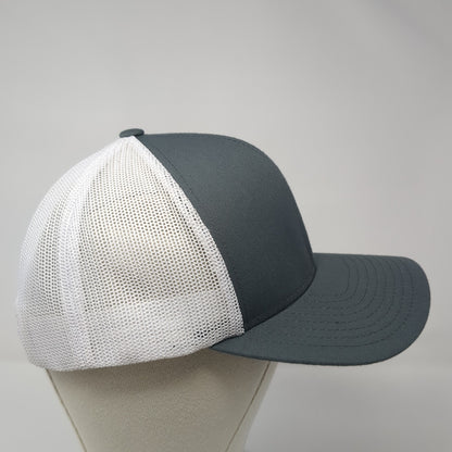 HSCC N&S Contractors LLC Snapback Trucker Hat Gray One Size Mesh Back