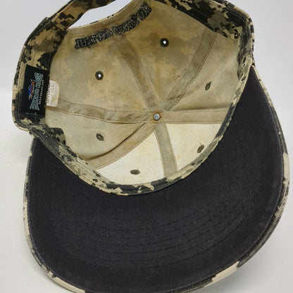 Buck's Bags Baseball Cap Beige Black Digital Camo OSFM The Land Group Inc Hat