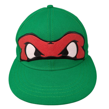 Teenage Mutant Ninja Turtles Raphael Fitted Hat Green S/M Nickelodeon