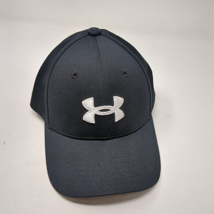 Under Armour Fitted Hat Blue Youth Small/Medium A-Flex Solid 6 Panel