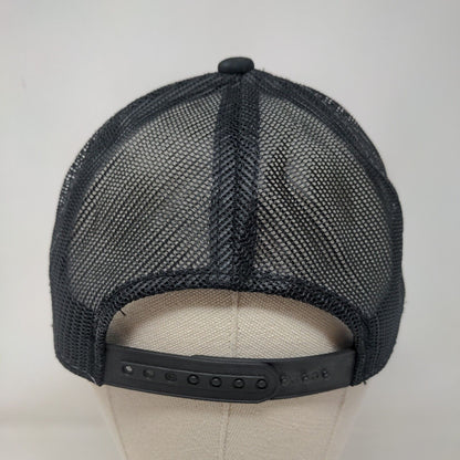 Miracle Snapback Mesh Back Trucker Hat Black OSFM Palm Tree Colorblock