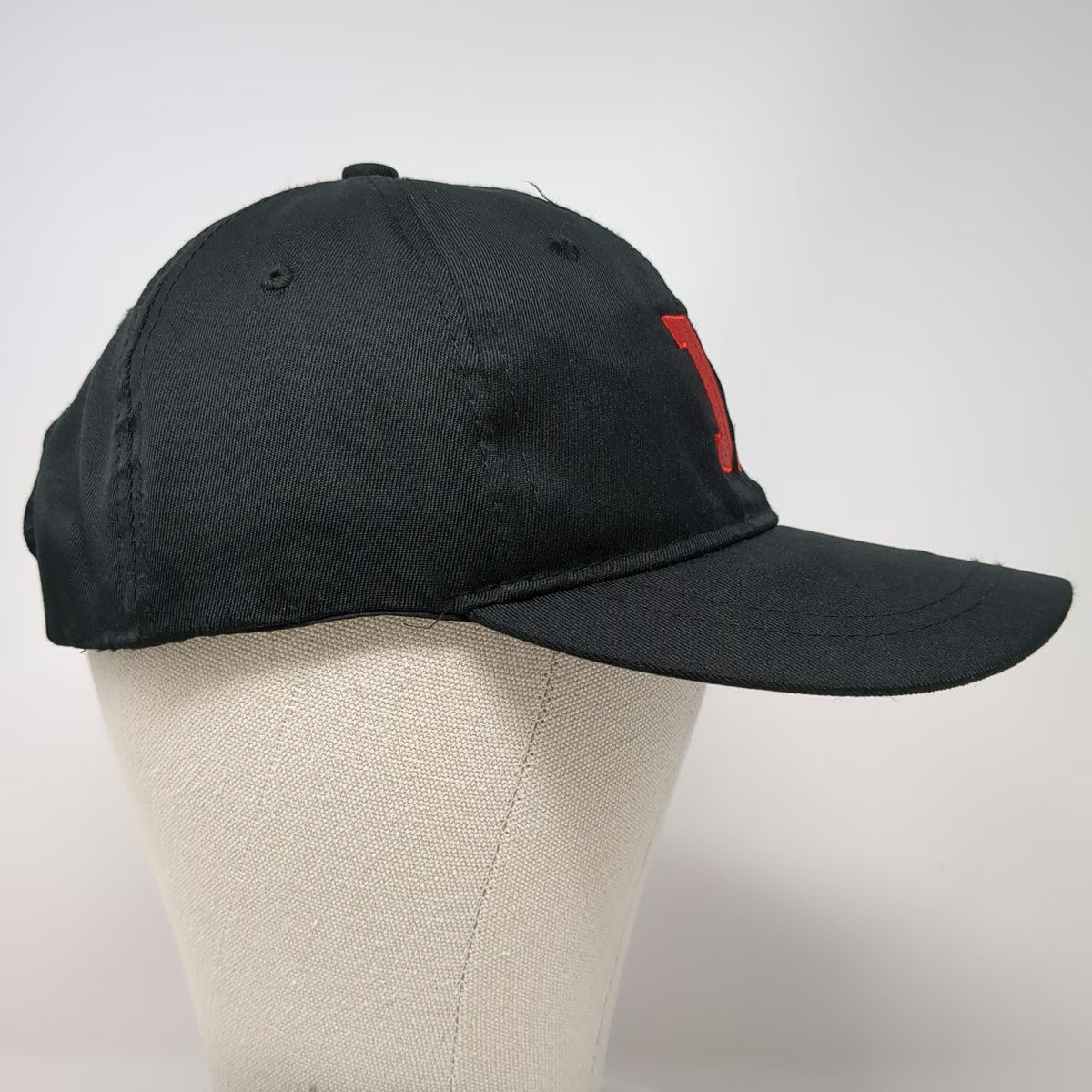 Jimmy John's Snapback Hat Black One Size Embroidered JJ Logo Polyester 6-Panel