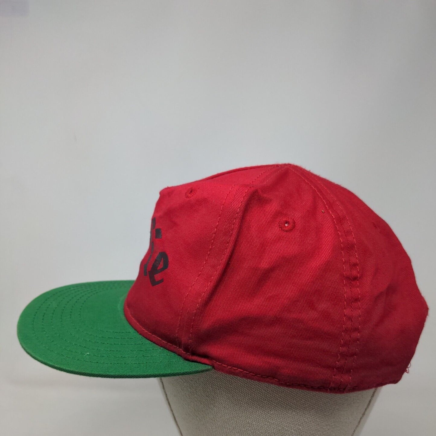 #elfie Snapback Hat Red OSFM Adjustable Colorblock Holiday Outdoor