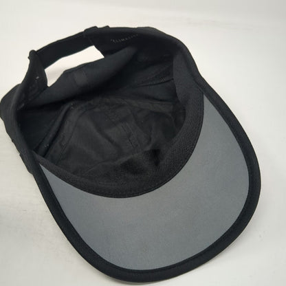 adidas Baseball Cap Black One Size Climalite Performance Adjustable Logo Hat