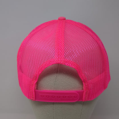 Second Annual Vegas Promo Power Party Trucker Hat Pink One Size Mesh Back Otto