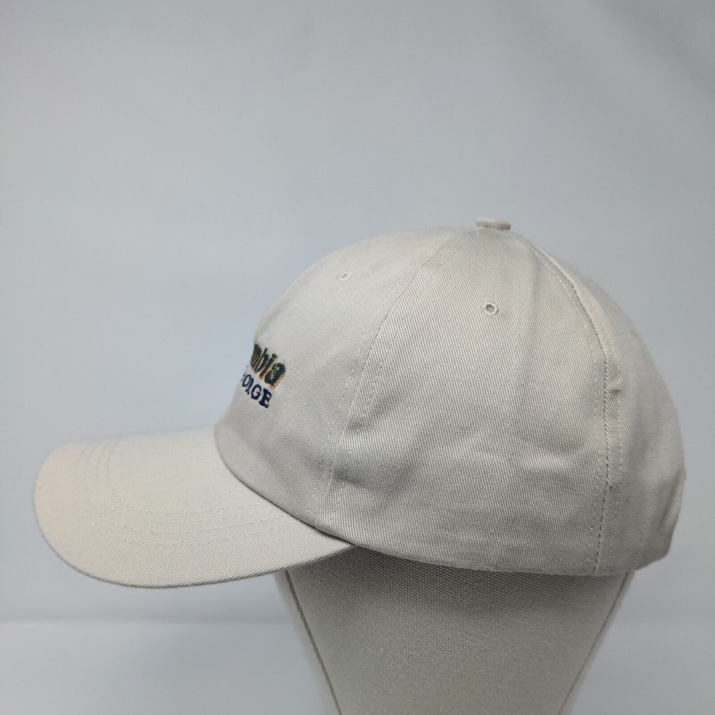Columbia River Gorge Slideback Hat Tan OSFA Embroidered Fish Ahead