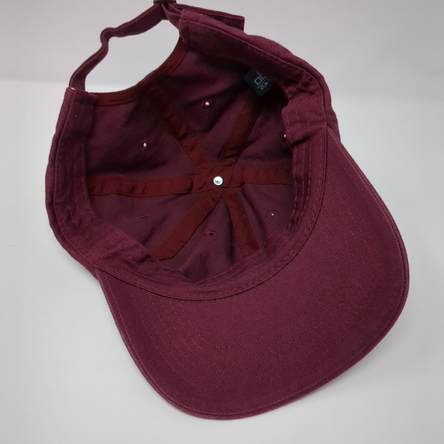 Savage AF Slideback Hat Red Burgundy OSFM Adjustable Embroidered