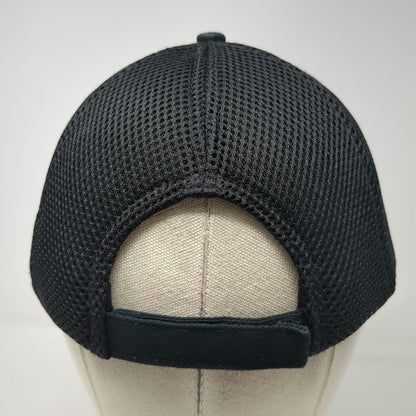 Sportsman Johnson Screens Baseball Cap Black One Size Mesh Back Strapback Hat