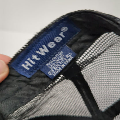 HitWear Trucker Hat Black One Size Mesh Back Snapback DCLI Graphic Logo Cap
