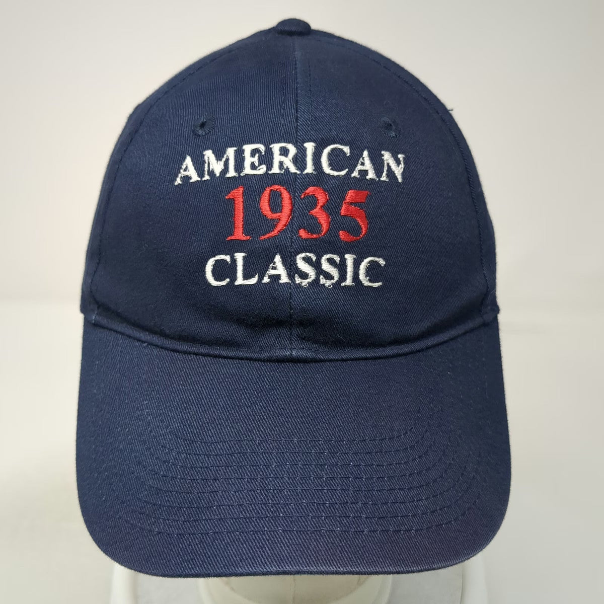 Otto Baseball Cap Blue One Size American 1935 Classic Embroidered Strapback Hat