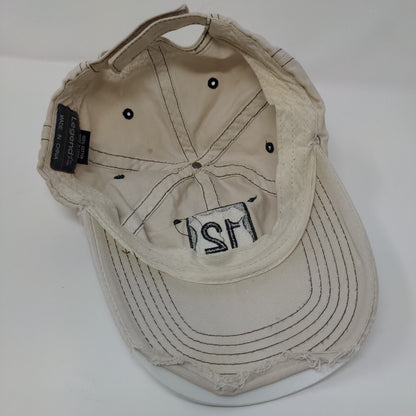 Highway 12 Ventures Strapback Hat Cream One Size Embroidered Legend