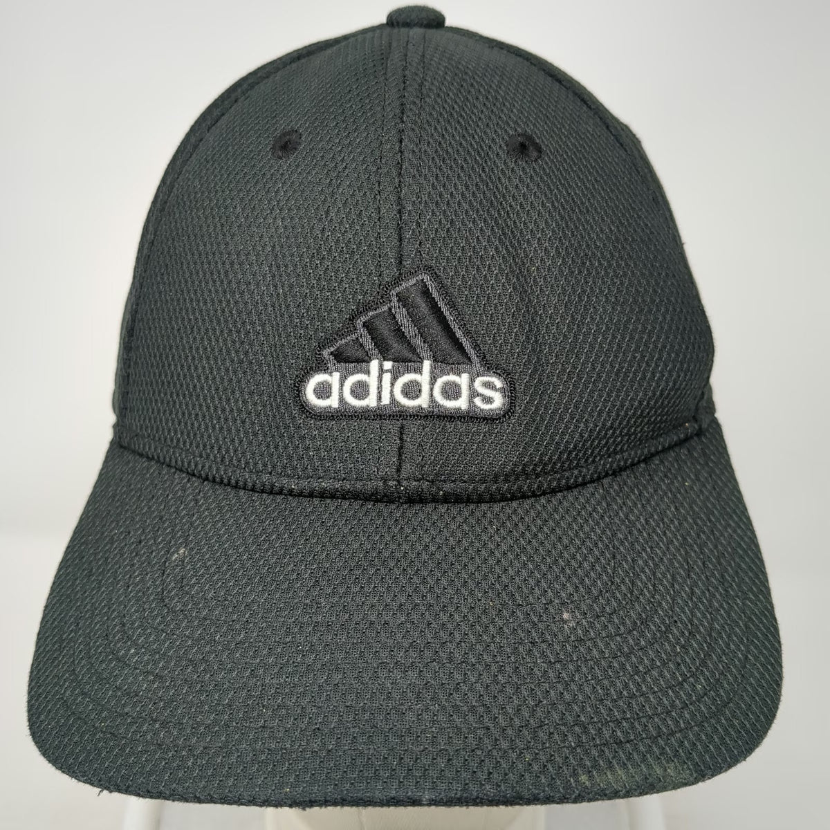 Adidas Baseball Cap Black One Size Performance Mesh Climalite Athletic Hat