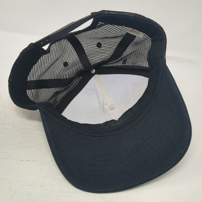Yellowstone National Park Geyser Black Trucker Hat One Size Mesh Snapback Patch