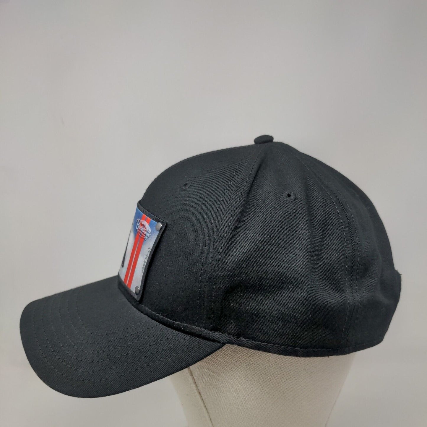 Brundage Mountain Stryder Snapback Hat Black OSFM Vent Holes Otto