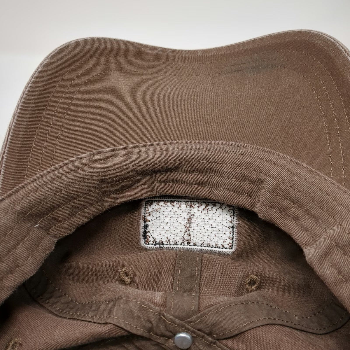 Ahead Baseball Cap Brown One Size Redfish Lake Lodge Patch Moose Sawtooth Hat