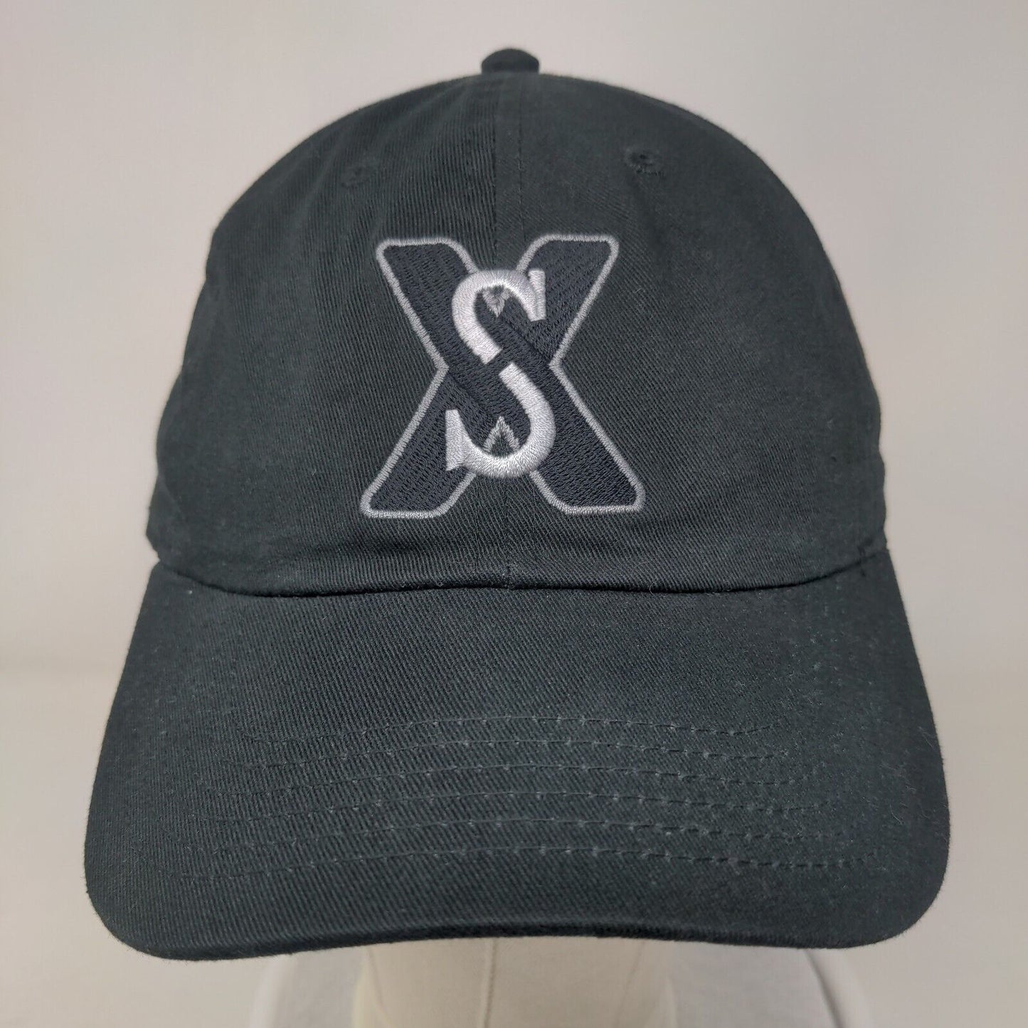 Suforia Slideback Hat Black OSFA Embroidered Logo Adjustable Newhattan