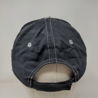 Warrior Custom Golf Strapback Hat Black One Size Adjustable Embroidered
