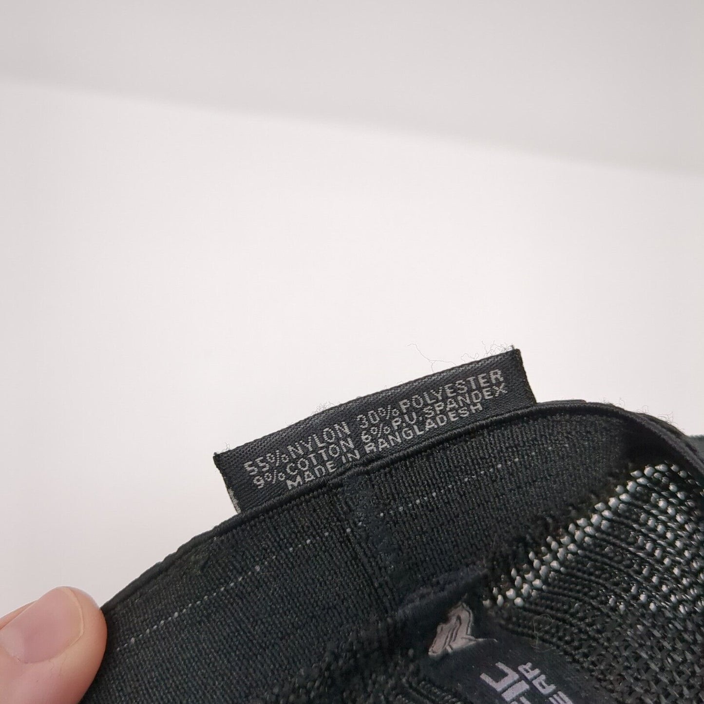 Crossfit South Boise Fitted Mesh Back Trucker Hat Black 6 7/8-7 3/8