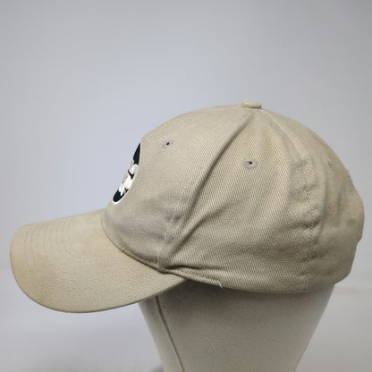 Mega Cap Baseball Cap Beige One Size UCP Logo Snapback 100% Cotton 6 Panel Hat