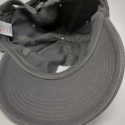 Quake City Caps Baseball Cap Gray One Size Hat Intuit Est 1983 Patch Slideback