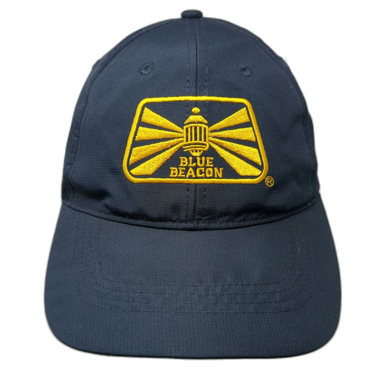 Blue Beacon Logo Blue Baseball Cap One Size Strapback Performance Polyester Hat