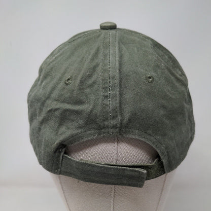 U.S. Army Strapback Hat Green OSFM Embroidered Adjustable Eagle Crest