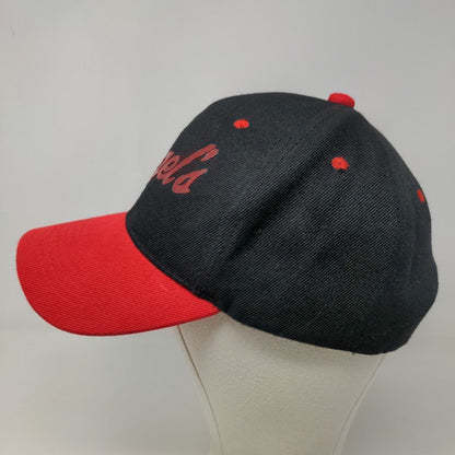 Unbranded Boy's Strapback Hat Black Red Graphic Logo Adjustable