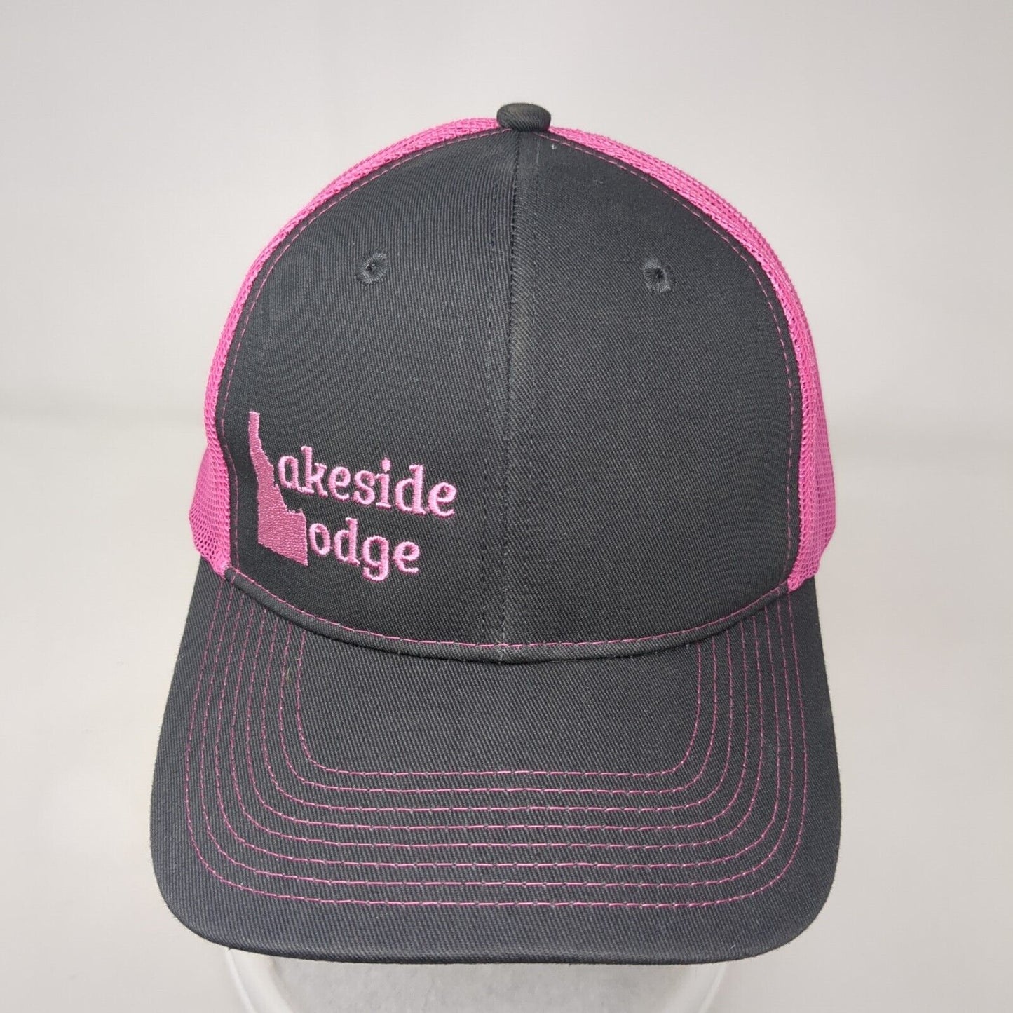 Lakeside Lodge Idaho Snapback Trucker Hat Multi One Size Mesh Back