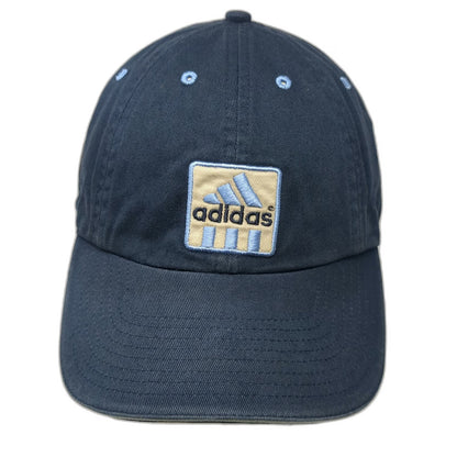 Adidas Baseball Cap Blue 7 1/4 Fitted 6-Panel Cotton Embroidered Mountain Hat