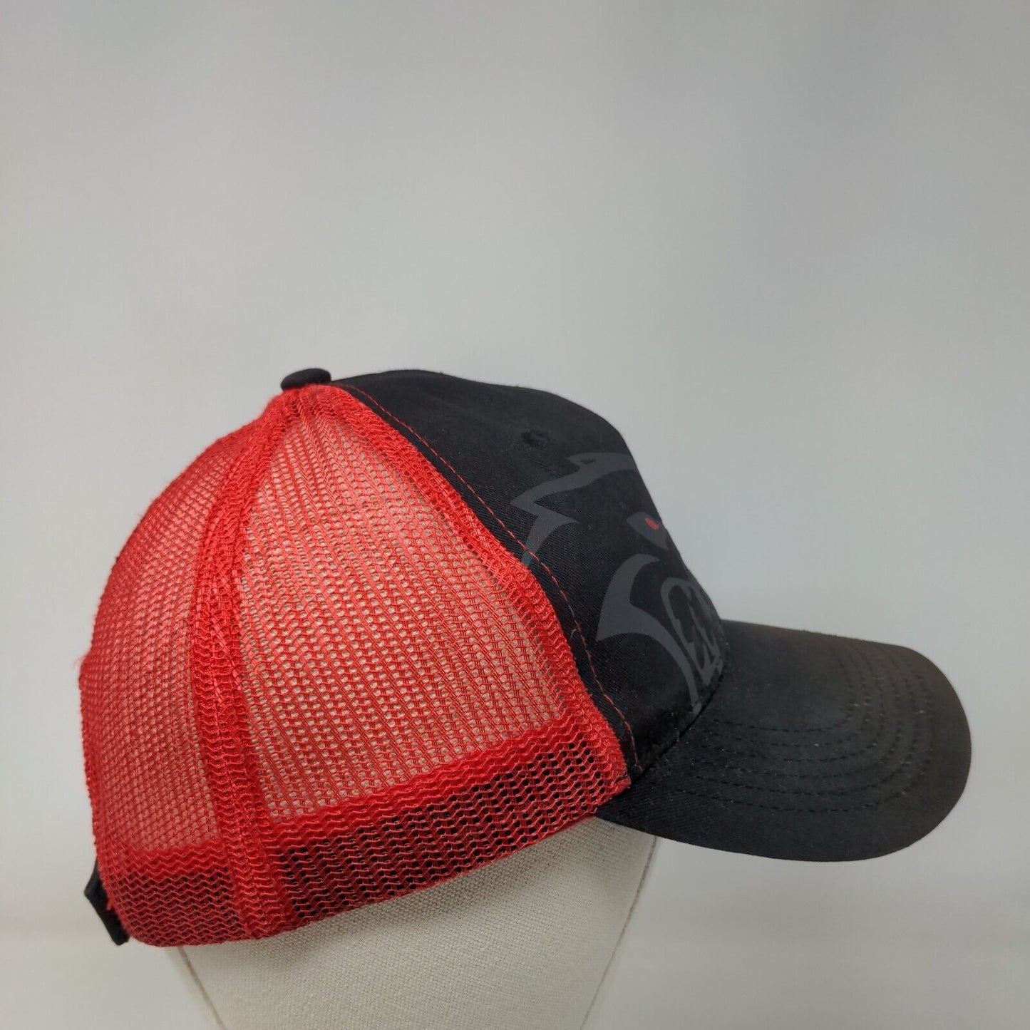 Dodge Hellcat Strapback Mesh Back Trucker Hat Multi One Size Colorblock