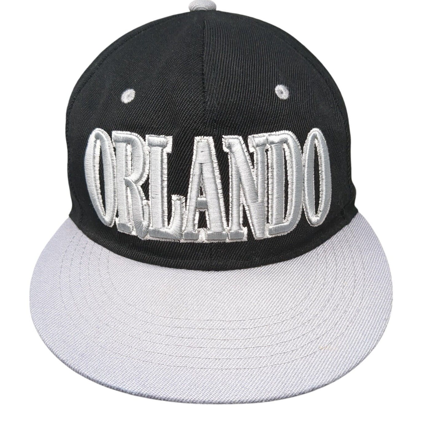 Orlando Florida Snapback Hat Black OSFA Adjustable Embroidered Aly's Trading