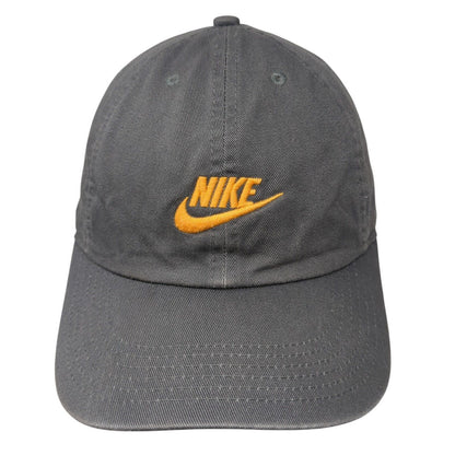 Nike Slideback Hat Gray One Size Adjustable Embroidered Heriatge86 Cotton