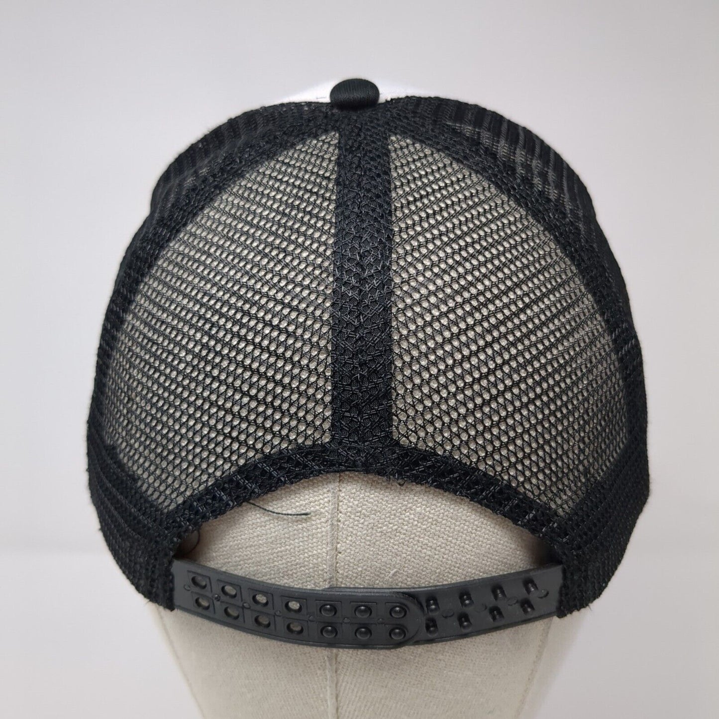 Mountain Moon Stars Snapback Trucker Hat Black OSFA Mesh Back Outdoor