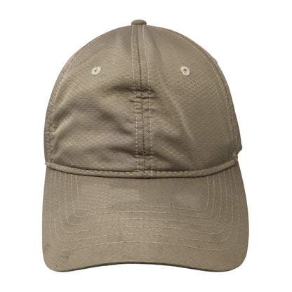 Unbranded Slideback Baseball Cap Brown One Size Adjustable Lightweight Blank