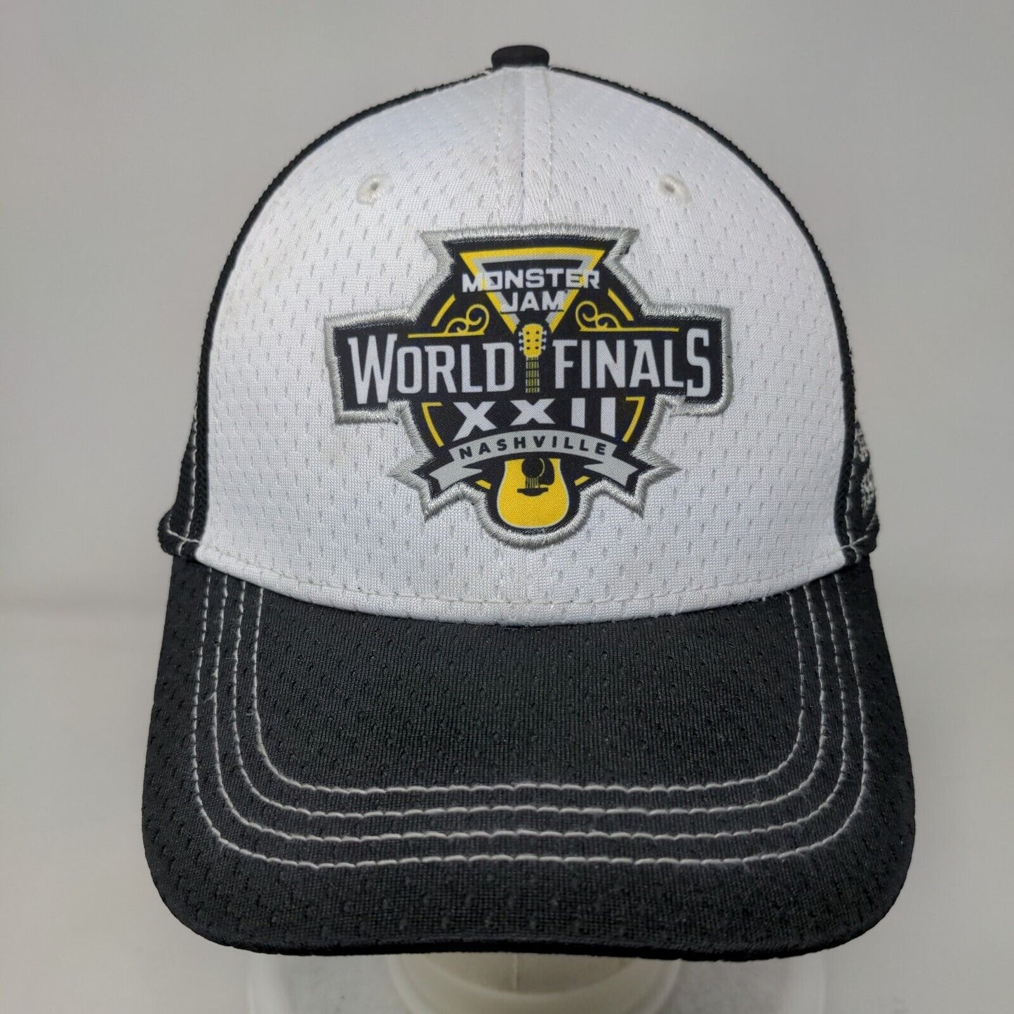 Monster Jam World Finals XXII Nashville Snapback Hat Black OSFM Mesh Back