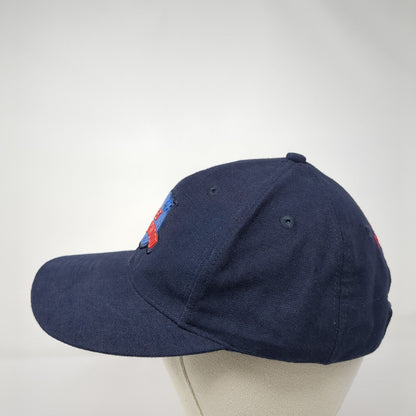 Planet Hollywood Strapback Hat Blue One Size Adjustable Embroidered Aspen Cotton