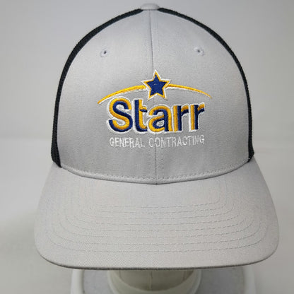 Port Authority Baseball Cap Gray Black XL Starr General Contracting Flexfit Hat